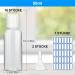 50ml Travel Bottles for Toiletries 16Pcs Small Plastic Bottles Travel Bottle Set Travel Toiletry Bottles with Lids for Travel or Cosmetic Lotion Body Wash Shampoo - Buy Online on GoSupps.com