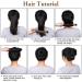 Uraqt Dutt Maker - 2-Pack Braiding Aid for Girls & Women | DIY Hair Styling Tool for All Hair Types | Coffee Color Donut Bun Maker - Buy Online on GoSupps.com