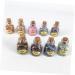 JECOMPRIS Chakra Healing Stones Crystal Gemstone Chips 18 Pcs Wishing Bottle Decorate Chakra Gemstone Beads Turquoise Crystal Stone As Shownx2pcs 9PCSx2pcs - Buy Online on GoSupps.com