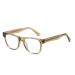 Pin Temple Square Tr90 Frame Blue Light Blocking Glasses for Women Men Anti UV Ray Computer Reading Glasses for Women Men Champagne 51 Millimeters