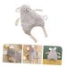 Shop Cabilock Baby Comfort Towel & Soothing Toys for Newborns | Calming Gray Doll 30x15cm | International Shipping Available - Buy Online on GoSupps.com