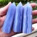 1pc 55mm-80mm Natural Crystal Tower Blue Lace Agate Towers Quartz Point for Feng Shui Suitable for Home Crystals Raw Stones and Minerals Stone Mineral Specimen - Buy Online on GoSupps.com