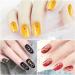 6 Boxes Gold Metal Nail Studs Charms Accessories for Women - 3D Punk Star Moon Heart Triangle Square Rivet Gems Nail Art Jewels Decal - Fingernails & Toenails Decorations - Buy Online on GoSupps.com