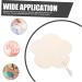 5PCS Flower Shaped Loofah Sponge Set - Soft Cotton Bath Scrubber for Men | Light Yellow | International Shipping - Buy Online on GoSupps.com