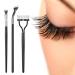 3PCS Mascara Fan Brush Set | INENK Eyelash Separator & Comb for Clump-Free Application | Perfect Eyebrow & Lash Tools for Natural Lift - Buy Online on GoSupps.com