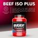 OUT ANGLED Beef Iso Plus 90% Beef Protein Isolate 1.8kg (Ice Blue Raspberry) - Zero Fat, Zero Sugar, with BCAAs, Glutamine, EAAs, and Coenzyme Q10 - Buy Online on GoSupps.com