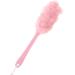 Prozklves Back Scrubber for Shower, Long Handle Back Loofah Shower Brush, Soft Nylon Mesh Back Cleaner Washer, Bath Brush for Women Men, Exfoliating Body Scrubber for Elderly (1 Pack-Light Pink)