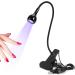 Saviland Mini Black Light LED Nail Lamp with Securing Clip - Rotatable Nail Dryer for Gel Polish - 3W U V Nail Lamp for Manicure at Home - Buy Online on GoSupps.com