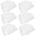 EXCEART 60pcs Cosmetic Ear Corrector Protruding Ear Solution Patches Silicone Ear Stickers Aesthetic Correctors for Prominent Ears White 3.8x1.7cm