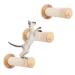 XIDAJIE Cat Wall Shelf, Cat Wall Furniture, 8.7 Inch Cat Climbing Step Wall-Mounted Cat Climbing Shelves with Jute Scratching 3 Steps Sisal Rope Grinding Claws Toy for Kitten Climbing Playing Lounging
