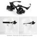 LED Head-Mounted Magnifying 10X 15X 20X 25X Eye Watch Repair Magnifier Glasses with 2 LED Lights (Color : Black) (Black) Full of Stars - Buy Online on GoSupps.com