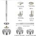 Marine Grade Boat Cover Canvas Snaps Kit with Setting Tools (60pcs) - Sewing Fastener for Secure Installation - Buy Online on GoSupps.com
