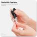 FERYES Thick Nail Clippers with Catcher - Precision Fingernail Cutter for Seniors - Black - Buy Online on GoSupps.com