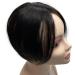 Bangs Bangs Hair Clip in Human Hair Bangs Middle Part Indian Fringe Hairpieces Straight Natural Hair Crown Topper Clip in Top Hairpieces for Women with Thinning Hair for Women Curved Bangs for Daily Dark Brown - Buy Online on GoSupps.com