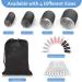 Mabufun 46 PCS Hair Rollers With Clips For Long Hair Curlers Velcro Rollers Jumbo Hair Rollers Self Grip Hair Roller Set 22 Stainless Steel Clips And A Storage Bag - Buy Online on GoSupps.com