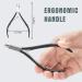Professional Grade Stainless Steel Cuticle Nipper and Pusher Set - Durable Manicure and Pedicure Tool - Buy Online on GoSupps.com