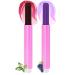 2Pcs Color Changing Lip Gloss Stick Jelly Tinted Moisturizing Solid Lip Plump Oil Slick Click Non Sticky PH Tint Lipstick Pen Magic Lips Balm Liner Professional Makeup Longlasting Glow Honeysuckle+Grape