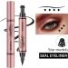 Winged Eye Liner Stamp Eye Liner with Stamp | Waterproof Perfect Wing Cat Eye Liner Long-Lasting Wing Eye Liner Stamp for Eye Face Makeup - Buy Online on GoSupps.com
