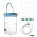 FOMIYES Enema Bucket Kit Reusable Enema Kit with Tube and Connector for Water Colon Coffee Cleansing Body Cleaner Unisex 1200ml 20x12cm