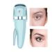 Electric Eyelash Curler 230mah Battery Portable Small Eyelash Curler | Rechargeable Eye Lash Makeup Tool Handheld Eyelash Heated Curler for Most Eye Shapes Blue