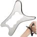 Stainless Steel Gua Sha Tool | 5.9x3.2 Inch Muscle Scraping for Pain Relief & Fatigue | Body Gua Sha with Handle for Back Legs Arms Neck & Shoulders - International Shipping Available - Buy Online on GoSupps.com