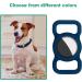 Ainiv Pet Protective Case for Apple Airtag GPS Finder Silicone Airtag Dog Cat Collar Holder Pet Loop Holder Safety and Anti-lost Air Tag Tracker Case for Apple Locator Tracker Blue - Buy Online on GoSupps.com