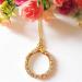 Magnifying Glass 10X Retro Magnifying Glass Necklace Reading Amplifier High Clarity Gift Magnifier Light Magnifier/Gold Comfortable Anniversary - Buy Online on GoSupps.com