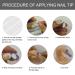 TOPINCN Nail Practice Clay Reusable Tear-Off Clay Manicure Base 96 Grains - Buy Online on GoSupps.com