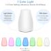 Homeweeks 300ml Colorful Essential Oil Diffuser | Adjustable Mist Mode | Auto Off Aroma Diffuser | for Bedroom/Office/Trip - Buy Online on GoSupps.com
