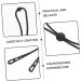 PLAFOPE Eyelash Tweezers Wristbands Wrist Bands Wrist Strap Lash Tweezers Holder Lash Tweezer Wristband Eyelash Separator Tool Lash Applicator Holder Eyelash Tweezer Protector 26.00X1.00X0.50CM - Buy Online on GoSupps.com