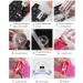 MINAYANLEO 8 Pcs Nail Art Stamper Kit - Transparent Jelly Stamper with Scraper and Brushes for Manicure DIY - Buy Online on GoSupps.com