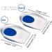 2 Pairs Gel Heel Cups Silicone Heel Cup Pads for Plantar Fasciitis Heel Spur & Achilles Pain Gel Heel Cups and Cushions Absorbing Support (L) L(Pack of 4) Blue - Buy Online on GoSupps.com