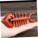 Fomiyes Fishing Bones Shaped Massager - Creative Wooden Gua Sha Ridge Comb for Scalp & Body Massage - Rosewood Meridian Relief - Buy Online on GoSupps.com