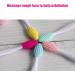 Double Side Nose Brush Silicone Beauty Nasal Blackhead Removing Long Handle Blackhead Clean Tools Skin Cleaning Tools for Home- Yellow - Buy Online on GoSupps.com
