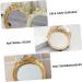 Minkissy European Style Handheld Wall Mirror for Dresser and Travel - Resin Miss Golden 12x11x1cm - Buy Online on GoSupps.com