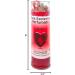 Buy Love Palm Wax Spiritual Intention Spell Candle - Red | Vela CASA Esoterica Perfumada (Amor) - International Shipping Available - Buy Online on GoSupps.com