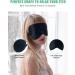 4 Pack Silk Sleep Masks in Pastel Blue and Black - Ultimate Sleep Comfort Set - Buy Online on GoSupps.com