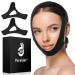 Veralabs Airflow Jaw Strap Adjustable Breathable Chin Strap for Men and Women Sleeping Improve Your Sleep Overnight(2PCS) (Black+Black)
