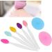 JUOPZKENN Silicone Exfoliating Lip Brush Silicone Facial Cleansing Brush Silicone Face Pore Cleaner Face Nose Lip Exfoliating Brush Set for Home Gift - Buy Online on GoSupps.com
