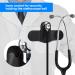 Leather Stethoscope Holder Hip Clip - Black Holster with Inner Pocket & Velcro for Doctors Nurses EMTs | Buy Online - Buy Online on GoSupps.com