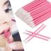 100pcs Disposable Lip Brushes Disposable Lip Brush Disposable Lip Brushes Lipstick Applicator Lip Brush Applicator Perfect Makeup Tool Kits Pink