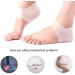 Silicone Heel Protectors 2 Pairs - Moisturizing Heel Socks for Pain Relief & Cracked Heels - Buy Online on GoSupps.com