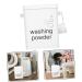TIDTALEO washing powder storage bucket dispenser snack laundry organizer laundry container laundry soap dispenser fabric softener dispenser wrought iron at home laundry - Buy Online on GoSupps.com