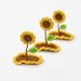 AJOIDR Delicate Sunflower Crocheted Barrettes Clip Harajuku Hairpin Sweet Girls Side Clip Harajuku Lady 3D Sunflower - Buy Online on GoSupps.com