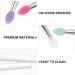 minkissy Eye Shadow Brush silicone eyeshadow brush Disposable Eyeshadow Brush Eyeshadow Brush Makeup Eyeshadow Silicone 14.6x0.9cm Assorted Color - Buy Online on GoSupps.com
