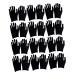 TOVINANNA 12 Pairs Cleaning Gloves Black Cotton Gloves Safety Work Gloves Beauty Gloves Cotton Labor Gloves Utility Work Gloves Heavy Duty Work Gloves Welders Gloves Hand Gloves Washable Man 19x11cm