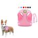 FEimaX Dog Harness and Leash Set, No-Pull Breathable Soft Mesh Puppy Vest Harness Reflective Adjustable Pet Harnesses for Small Medium Dogs and Cats - Outdoor Easy Control for Walking XS (Chest 10.2-11.4'') Pink