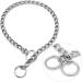2 Pcs Dog Chain Metal Dog Training Collar Adjustable Durable Silver Dog Chains for Pet Small Medium Puppy M - Buy Online on GoSupps.com