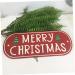 Yardenfun Ornament Christmas Hanging Decoration Christmas Door Decorations House Number Decorative Items Iron - Buy Online on GoSupps.com