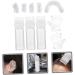 DRESSOOS 1 Set hair bleach hair dye kit hair coloring tools hair oil applicator bleach kit hair coloring kit bleach hair kit shower caps hairstyling gloves portable plastic white supplies 6.9x4.8cm White - Buy Online on GoSupps.com